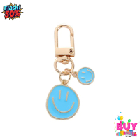 2025 Ready Stock Korean Version Oil Drop Smiley Alloy Small Pendant Creative Colorful Big and Small 