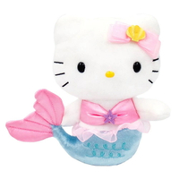【震撼精品百貨】Hello Kitty 凱蒂貓~日本SANRIO三麗鷗HELLO KITTY美人魚絨毛玩偶娃娃-藍*14284