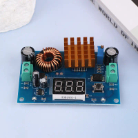 โมดูลตัวแปลง Boost, XH-M411, DC 3V-35V เป็น DC 5V-45V, ตัวควบคุมแรงดันไฟฟ้า, ปรับได้, โมดูลจอแสดงผลด