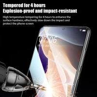 5Pcs Protective Glass for Poco X3 Pro X3 NFC M5S M5 Film Screen Protector for Xiaomi Poco F3 F4 GT F2 Pro M3 M4 X4 Pro 5G Glass
