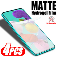 4pcs Matte Hydrogel Film For Samsung Galaxy A21s A51 A71 5G UW 4G A31 A11 Sansung Galaxi A 51 71 Gel Protection Screen Protector