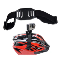 Vented Helmet Strap Adjustable Belt Holder Mount for GoPro Hero 10 9 8 7 6 5 4 Session Yi 4K Sjcam Sj4000 Eken H9r Go Pro Camera