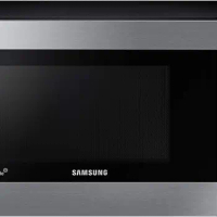 SAMSUNG 1.1 Cu Ft Countertop Microwave Oven w/ Grilling Element, Ceramic Enamel Interior, Auto Cook Options,