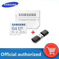 SAMSUNG Micro SD Card EVO Plus Flash Memory Card 128GB 64GB 256GB 512GB Class 10 UHS-I High Speed Microsd TF Card