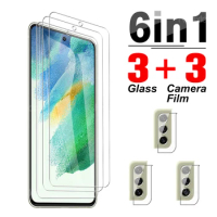 6IN1 Camera Lens Film Glass Screen Protector For Samsung Galaxy S21 FE 5G S21FE S 21 F E Protective Film On For SmS21FE SM-G990B