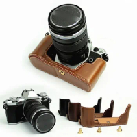 Genuine Real Leather Protect Half Camera Case Grip for Olympus OM-D EM5 II E-M5 Mark II