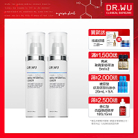 (買一送一)DR.WU 玻尿酸保濕精華乳50mL(共2入組)