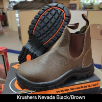 KRUSHER NEVADA BROWN DAN BLACK / SEPATU SHOES MURAH 38-44 Safety