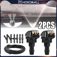 10Pcs Nozzle Wiper Mobil Dengan Selang Wiper Mobil 360 Adjustable Semprotan Wiper Mobil Universal