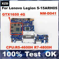 NM-D041 Mainboard For Lenovo Legion 5-15ARH05 Laptop Motherboard With R5-4600H R7 4800H CPU, GTX1650 4G. 100% Tes OKt