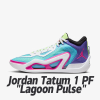 【NIKE 耐吉】籃球鞋 Jordan Tatum 1 PF Lagoon Pulse 實戰鞋 白桃紫藍 男鞋 FV0171-400