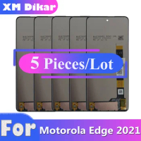 5 PCS NEW LCD For Motorola Moto Edge 2021 XT2141-1 LCD Touch Screen Digiziter Assembly Moto Edge (2021) Display