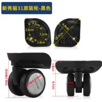 Suitable for Samsonite luggage wheel repair travel trolley case high quality silent casters