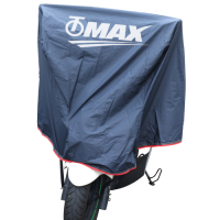 OMAX尊爵重機龍頭罩-藍黑-L