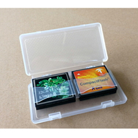 ◎相機專家◎ 透明記憶卡盒 CF 內存卡收納盒 可收納4CF 方便攜帶 防塵 GK-4CF