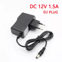 DC 12V 1.5A Adapter Power AC 100-240V Switching Power Supply Converter 12V Universal Charger EU Plug for LED