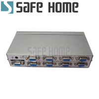 SAFEHOME 1對8 VGA 電腦螢幕視訊分配器 250MHz 1台電腦影像輸入，8台螢幕同時輸出 SVP108-250