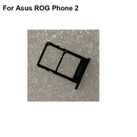 For Asus ROG Phone 2 ZS660KL New Tested Good Sim Card Holder Tray Card Slot I001DA I001DB Sim Card Holder Replacement Parts