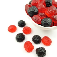 嘗甜頭 黑紅莓覆盆子軟糖 200公克 黑紅莓 水果軟糖 造型軟糖 果汁軟糖 捷克進口 軟糖