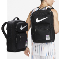 Nike 包包 Utility Speed 男女款 黑 白 後背包 雙肩包 大LOGO 運動包 書包 大學包  FB2833-010