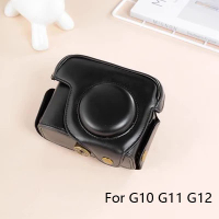 [Hot] waterproof photo camera PU leather bag body Cover Case for Canon G10 G11 G12 G15 G16 digital c