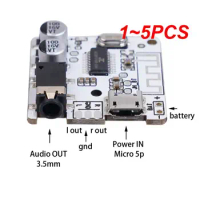 1~5PCS 5.0 JL6925A Stereo Music 3.5mm Car Audio Receiver Wireless Decoder Board Module Car Audio
