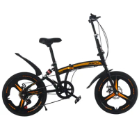 20 Inch Variable Speed Folding Bicycle Double Disc Brake Adult Outdoor Cycling Alloy Integrated Wheel Road Mountain bike