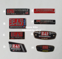Stiker Emblem Knalpot Yoshimura Almunium Tahan Panas Sticker
