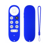 For 2020 Google Chromecast TV Remote Control dustproof Shockproof Shell Silicone Cover Voice Remote Control Protective Cases