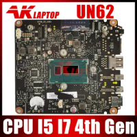 UN62 Motherboard i5-4th Gen i7-4th Gen CPU for ASUS VivoMini UN62-i5M4S128 UN62 UN42 Mini Vivo PC Computer Mainboard
