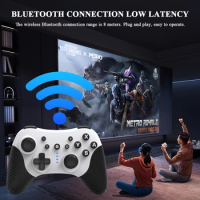TOPWOLF Custom Wireless Bt Gaming Pro Controller for Nintendo Switch/pc/android Controller gamepad ABS