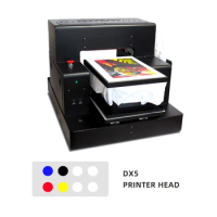 8 Colors A3 Flatbed Printer A3 DTG Printer For Cotton t-shirt Jeans dtg printing machine With DX5 Printer head fast print speed