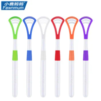 Oral Care Tongue Cleaner 1 Piece Tongue Scraper Oral Hygiene Toothbrush Tongue 6 Colors Fresh Breath Brush Tools