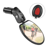 Cycling Rearview Mirror Mountain Road Bike Folding Rearview Mirror Bicycle Anti-collective Rearview Mirror with Reflective Sheet