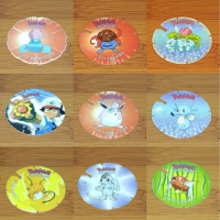 Tazos Pokemon 2d / Pentazo / 3d Holographic Smash Slam Spin Shinchan per pcs satuan