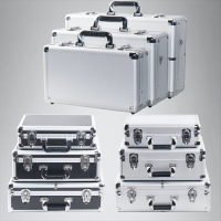 小手提式鋁合金密碼五金工具箱家用多功能文件收納盒設備儀器帶鎖