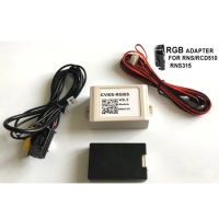 Car RGB Adapter to CVBS Signal Converter For Aftermarket Reverse Rear View Backup Camera Fit for RCD510 RNS510 RNS315 Adapter