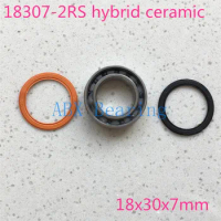 2pcs/lot 6903/18 18307-2RS 18307 6903 RS MR18307-2RS No standard bike bicycle bearing 18x30x7 18*30*7 hybrid ceramic bearing