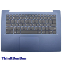 US English Blue Keyboard Upper Case Palmrest Shell Cover For Lenovo Ideapad S130 14 130s 14 14IGM 120s 14 14IAP 5CB0R61241