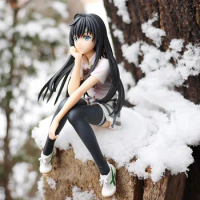 Japan Anime About 14 cm Yukinoshita Yukino PVC Material Models Action Figure Body Doll Toys For Kids Children