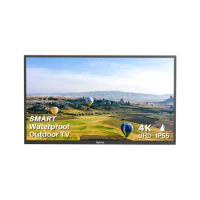 55 Inch Outdoor TV Waterproof 4K Commercial Grade Smart TV Supports Wireless Connection &amp; Wi-Fi