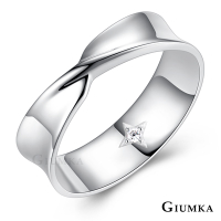 GIUMKA-情侶純銀戒指-S925尾戒-浪漫相約