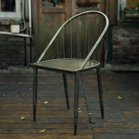UGEC home | 美式工業風鐵藝餐椅設計師原創復古餐廳咖啡廳單人椅