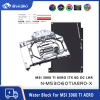 Bykski GPU Water Block For MSI 3060 Ti AERO ITX 8G OC LHR GPU Water Cooler Custom PC GPU Cooling Radiatior, N-MS3060TIAERO-X