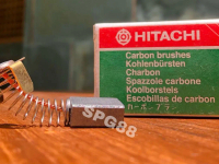 HITACHI Carbon Brush 028,044 untuk Planer P20SB & Trimmer TR6A Tahan Resitivitas Tinggi dari Besi da