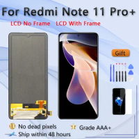 6.67'' OEM LCD For Xiaomi Redmi Note 11 Pro+ 5G 21091116UG 21091116UC Display Touch Screen Assembly Replacement With frame