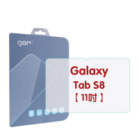 GOR 三星 Galaxy Tab S8 平板鋼化玻璃保護貼 全透明單片裝 公司貨