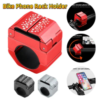 Bicycle Mobile Phone Rack MTB Bike Cellphone Stand Bracket Ring Shaped Motorcycle Phone Mount Shockproof Holder Cycling Parts