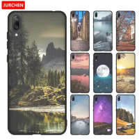 JURCHEN Phone Case For Huawei Y7 Pro 2019 Cover Fashion Cool Silicone Soft TPU Back Cover For Huawei Y7 Pro 2019 Cases