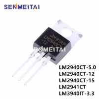 10PCS LM2940CT-5.0 LM2940CT-12 LM2940CT-5 LM2940T-12 TO-220 LM2940 LM2940CT-15 LM2941CT LM2941 LM2940-15 LM3940IT-3.3